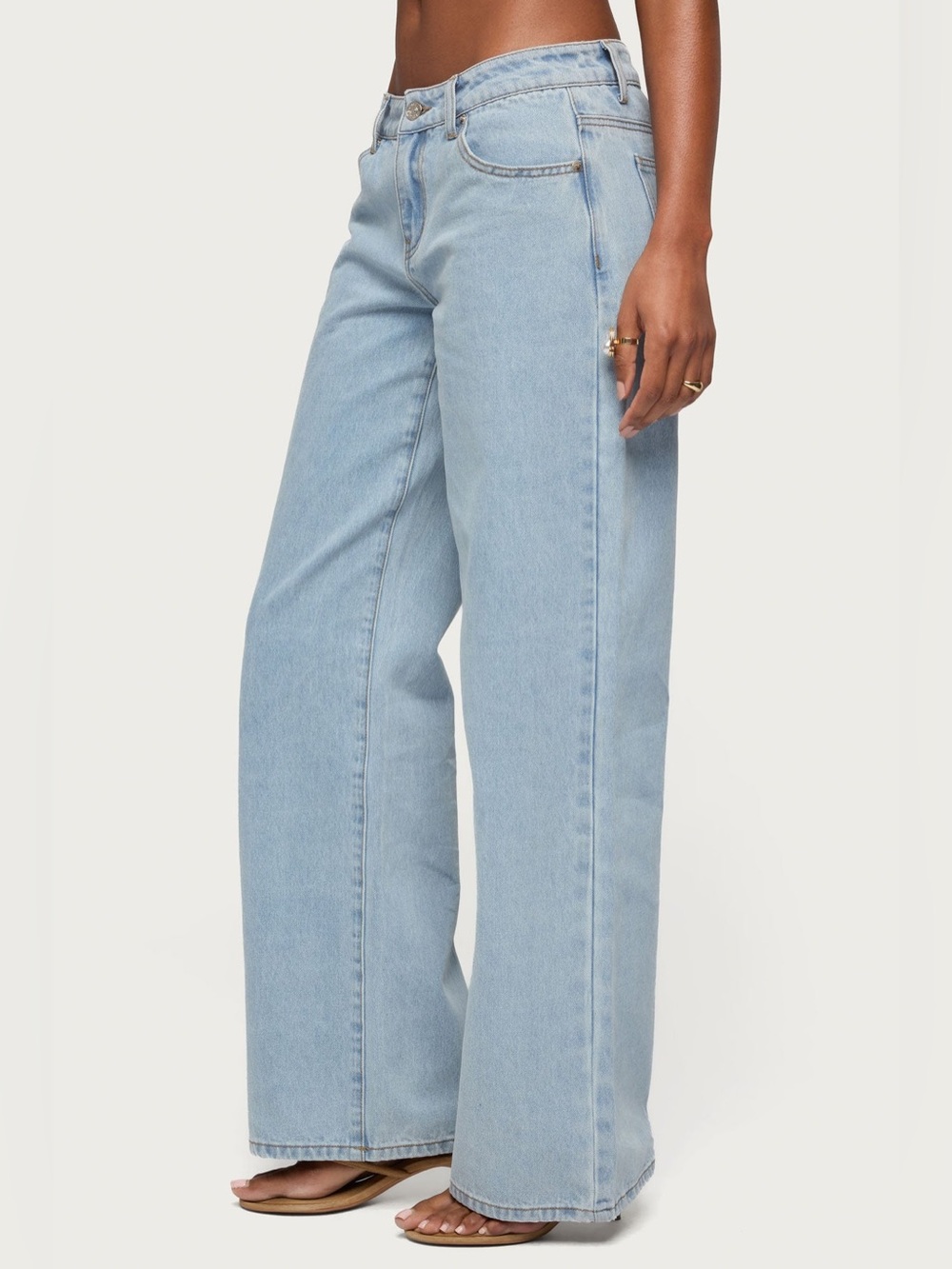 Edikted low rise baggy jeans 26